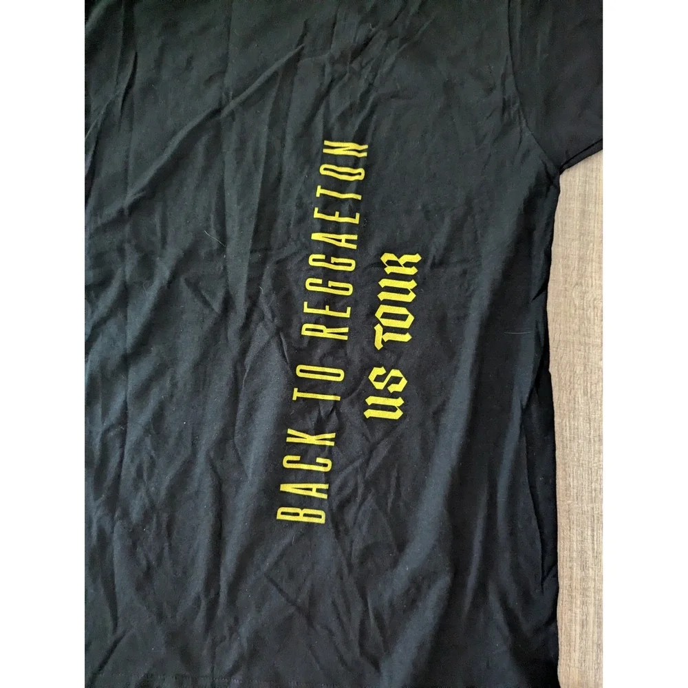 Don Omar Back To Reggaeton US Tour 2024 Concert TShirt Black Mens XXL Tultex 202